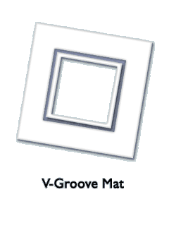 Cutting a V-Groove in your Matte