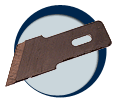 Matte cutting blades
